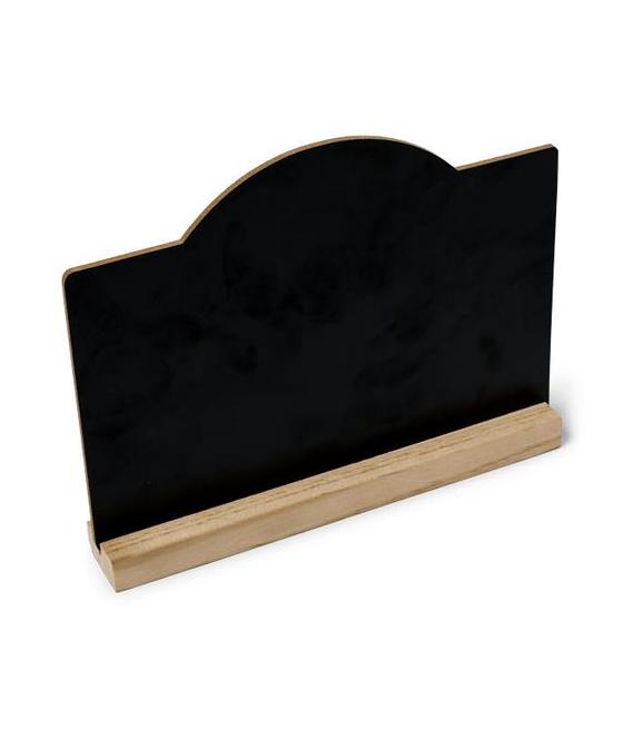 Ardoise sur Socle Bois et Noir