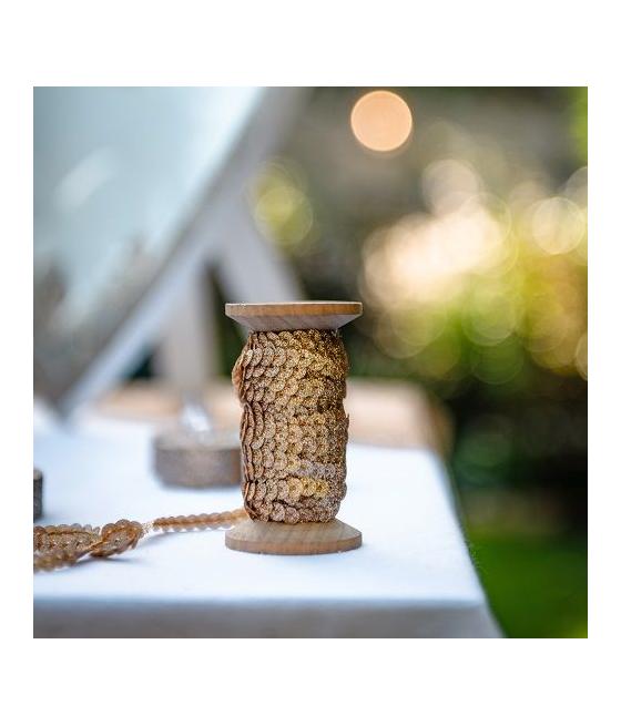 Ruban Venise Sequins Paillettes