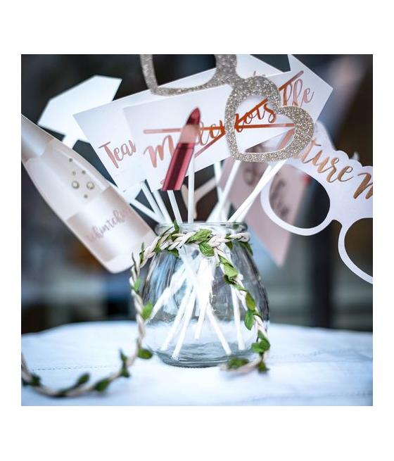 Ruban Tressé Liane Végétale Ivoire