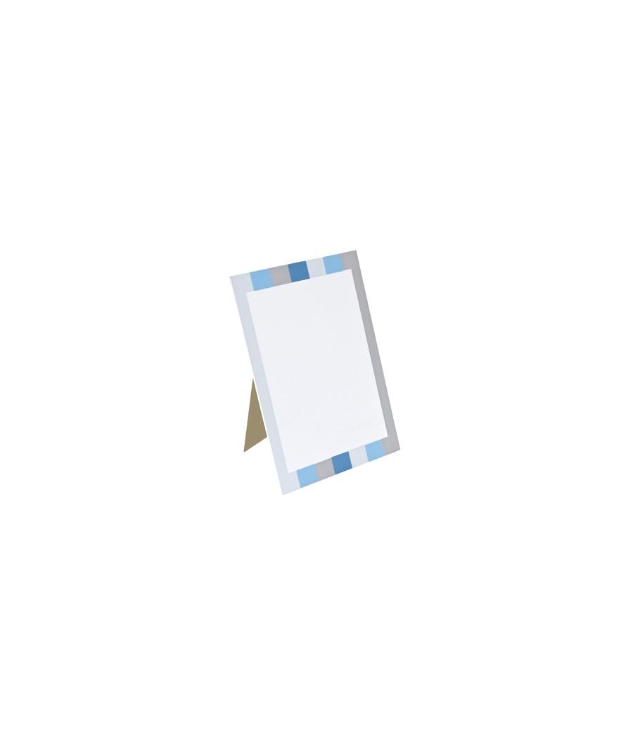 Porte menu friandise bleu 
