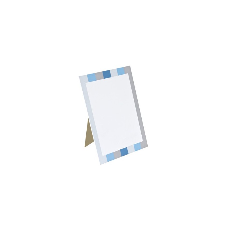 Porte menu friandise bleu 