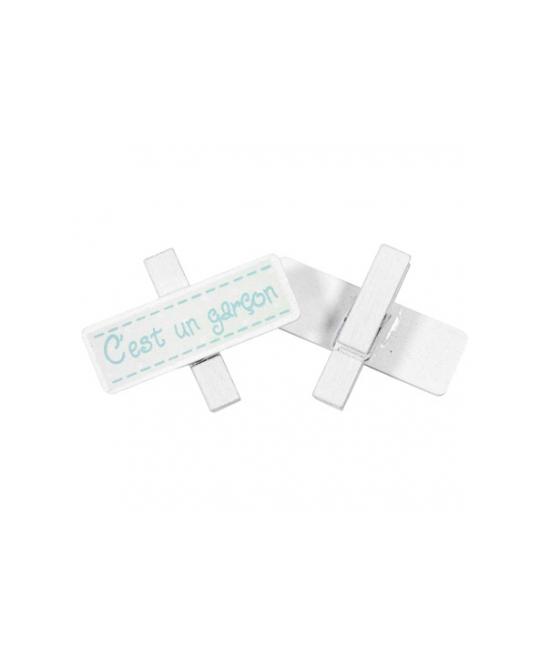 Pince deco "c'est un garçon"