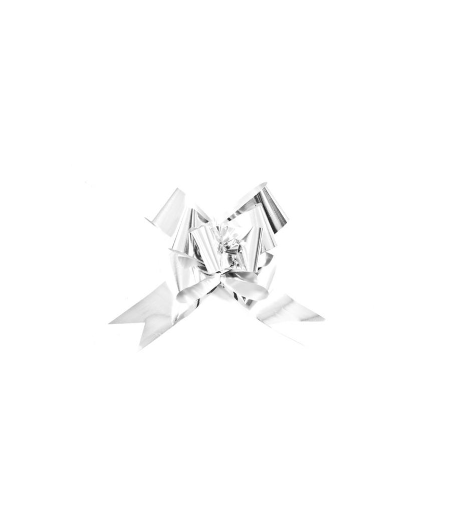 Noeud a tirer forme papillon x Argent 