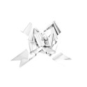 Noeud a tirer forme papillon x Argent 